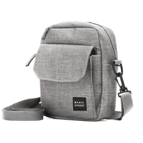 Image of BJLFS Small Crossbody Bag Side Shoulder Bag for Men Women, Travel Passport Wallet Bag, Small Neck Pouch Side Shoulder Bag