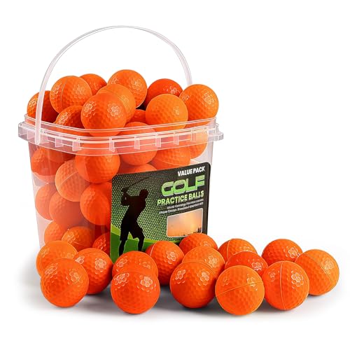 FINGER TEN Balles de golf mousse 50 balles - Entraînement intérieur/extérieur