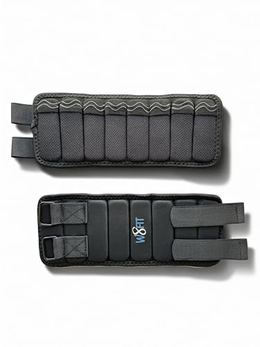 W8FIT Adjustable Ankle Leg Weights Set of 2 Washable with Removable Weights 3.5 LB set (Small 7”-10”) - image 5