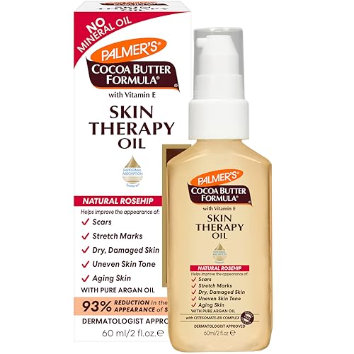 Cremas Y Tratamientos, Beauty Palmer'S Cocoa Butter Formula Skin Therapy Oil With Vitamin E Rosehip Fragrance for Women, 2 Oz