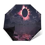 Hervorragende wasserdichte Leistung: die sehr wasserdicht sind und schnell trocknen. Nach dem Schließen des Regenschirms lässt sich der Stoff nicht leicht einweichen und leicht schütteln, dann verschwinden alle Wassertropfen