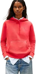 Tommy Jeans Damen Tjw Reg S Flag Hoodie Dw0Dw19958 Pullover Hoodie, RED (Red Alert), S