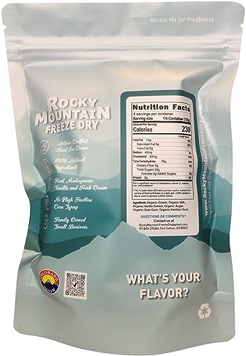 image for Rocky Mountain Freeze Dry Freeze Dried Ice Cream - Vanilla, Strawberry