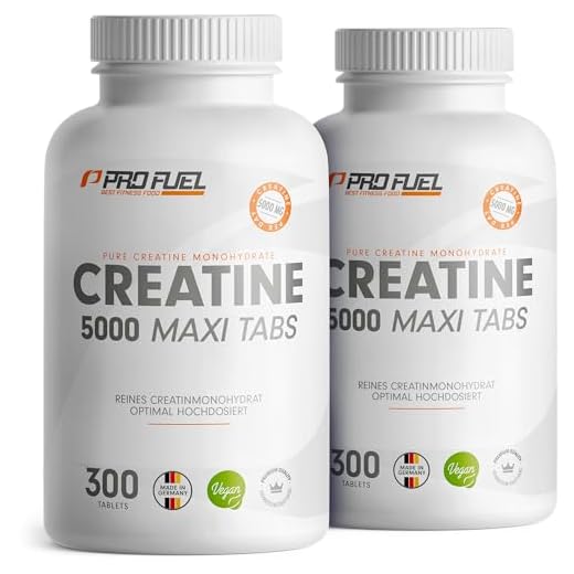 Creatin Tabletten 600x - optimal hochdosiert mit 5685 mg Creatin-Monohydrat, davon 5000 mg Creatin - vegane Kreatin-Tabletten - laborgeprüft mit Zertifikat - Vorrat für 120 Tage