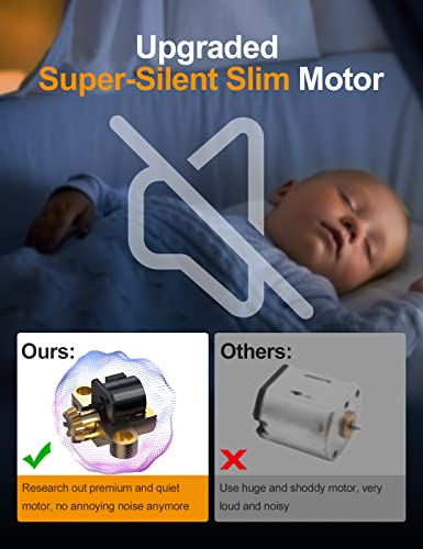 【Ultra-Slim Quiet】Starsiki Undetectable Mouse Jiggler Interval Timer Adjustable, Mouse Mover With On/Off Switch, Automatic Device To Keep Moving Mouse Wiggler Shaker Clicker Random Movement Driverfree #TOP3