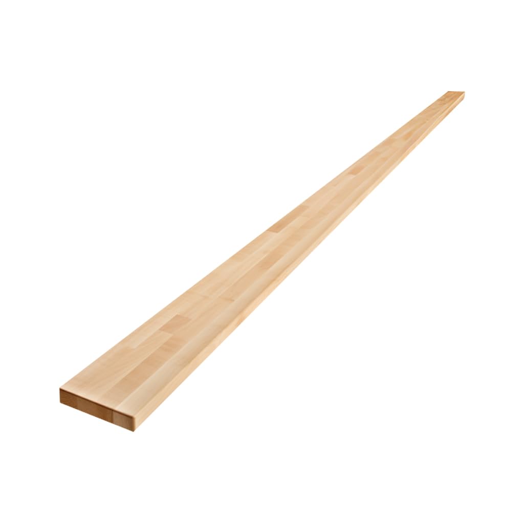 Maple Wood Backsplash, 25x4x3/4 inches, USA-Grown Solid Hardwood, Pre-Sanded & Pre-Finished, Ready to Use, Ideal for Pairing with CONSDAN Butcher