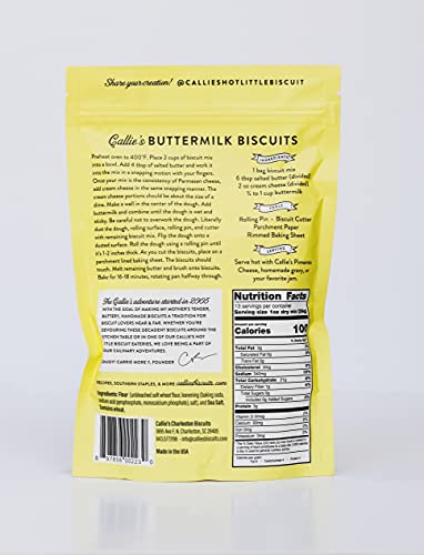 Callie’s Hot Little Biscuits | Buttermilk Biscuit Mix | Fast, Easy, Delicious | Southern Recipe | 2 Bags Of Biscuit Mix | 13Oz Per Bag | Makes 24 Buttermilk Biscuits #TOP2