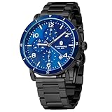 GESCHENK FÜR MÄNNER: Diese Herrenuhr ist nicht nur ein exquisiter Zeitmesser, sondern auch ein wertvolles Geschenk. Sie ist perfekt für Geburtstage, Jahrestage oder Feiertage. Ob für geschäftliche Anlässe, Abendessen, Meetings oder zwanglose Zusammenkünfte, diese Uhr passt perfekt zu allen Arten von Outfits und verleiht Ihrem Vater, Partner oder Freund einzigartigen Charme.