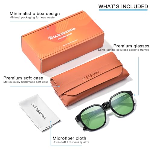Image of Sleep Glasses for 99.9% Blue Light Glasses Dual AR Coatings Green Lens for Computer Gaming Reduce Eyestrain