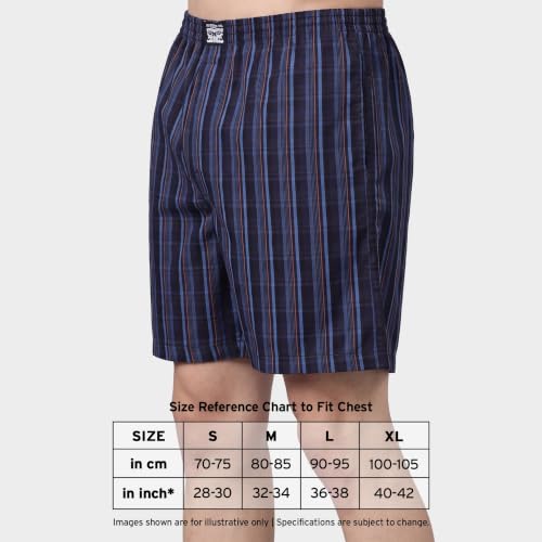 Image of Levi's 024 Boxer Shorts for Men | 100% Poplin Cotton | Checked Men's Boxers | Durable & Breathable | Smooth Hand-Feel | Inner Elastic Waistband | Functional Fly | Relaxed Leg Opening | Pack of 1