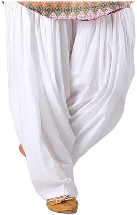 OSP MR. AJ. Women's Loose fit Cotton semi Patiyala Salwar/Woman's Plain Cotton Patiala Salwar (Free Size 30 to 48)-picture-41