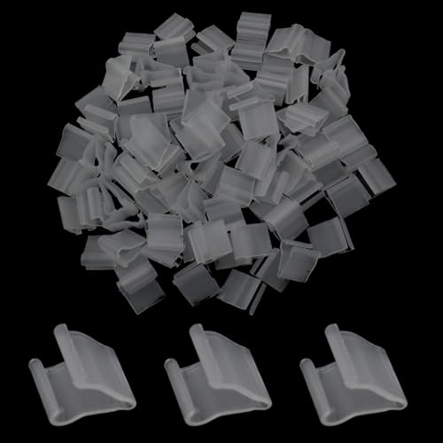 Yyangz 150pcs Transparent Balloon V-Clips: 150 Count, Clear, Reusable, Eco-Friendly, Wedding, Birthday, Christmas, Unisex Adult