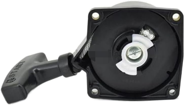 Back view of recoil starter showing internal spring