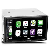 BOSS Audio Systems Elite BE7ACP Car Multimedia Player with Apple CarPlay Android Auto - 7 Inch LCD Capacitive Touchscreen, Double Din, Bluetooth (Renewed)