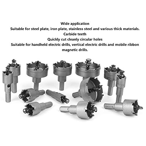Set de 13 brocas sierra de punta de carburo para metal miniatura 4