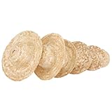 TOGEVAL Kleiner Strohhüte Aus Weizenstroh 6 Stück Kleine Puppenhüte Zum Basteln Langlebige Selbstgemacht Dekoration Für Handarbeiten Und Puppenzubehör