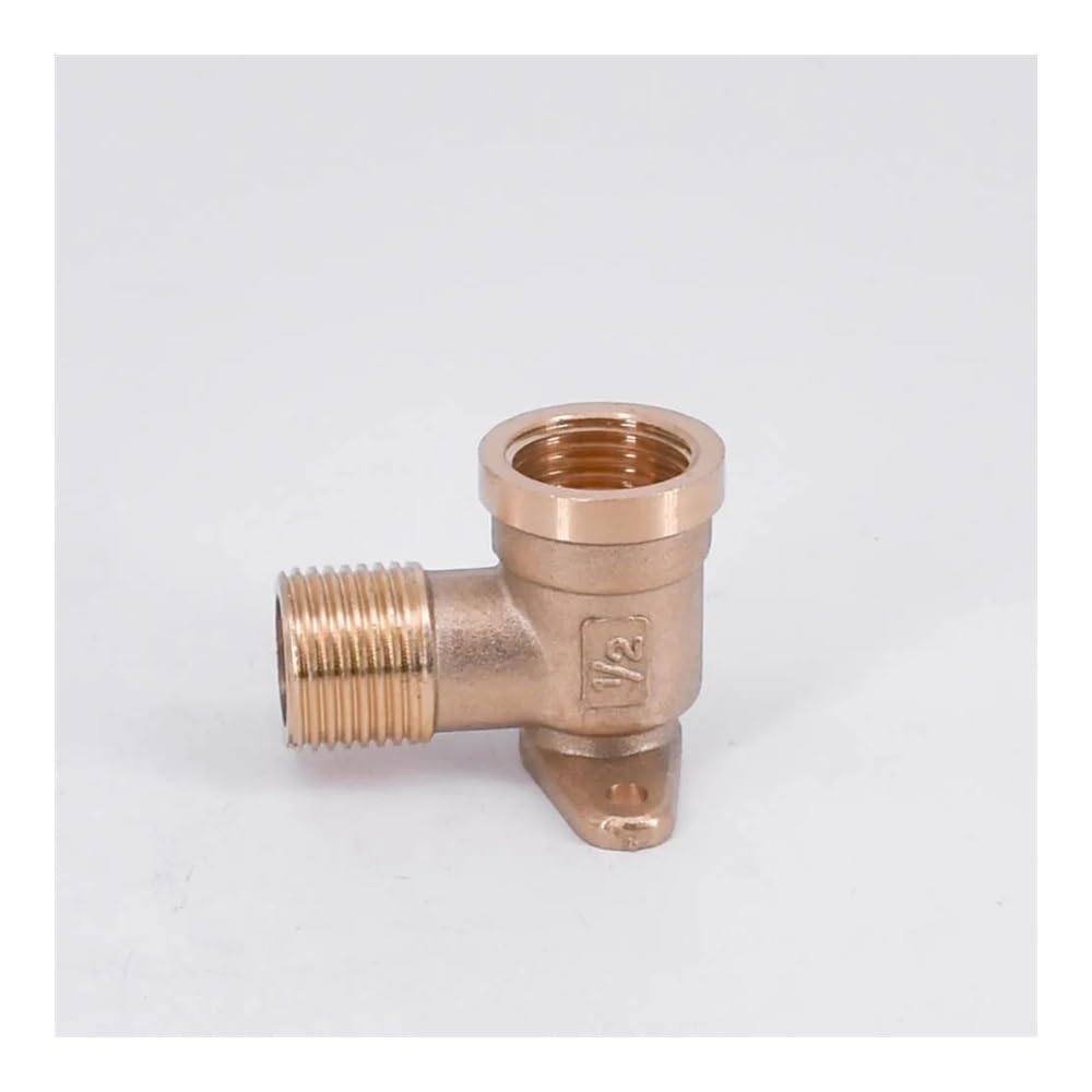 AARTERZZA Brass 90 Degree Elbow DN15 1/2" Female To Male with Scoket Pipe Fitting Coupling Connector Pipe Fitting