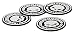Harley-Davidson Skull Coasters Set - 4 Rubber Coasters HDL-18522