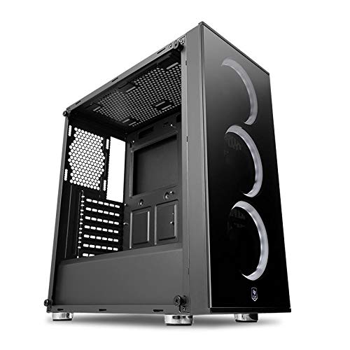 Gabinete Gamer Pichau Pouter Ii Led Branco, Vidro Temperado, Pgpo-02-branco