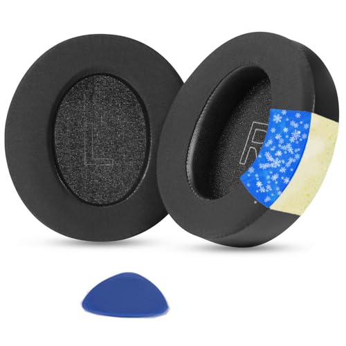 Almohadillas para auriculares con gel refrigerante y espuma viscoelástica, compatibles con Soundcore Space Q30 y Q35 de Anker, tela de seda helada, grosor aumentado (no aptas para S1, Q10, Q20, Q45) miniatura 1