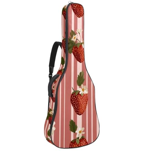 Niedliche, nahtlose Seetang und Pastellschalen, gepolsterte Gitarrentasche, schützende Akustikgitarre, Gigbag für E-Bass, Konzertgitarre, Mehrfarbig 09, 42.9x16.9x4.7 in, Lässiger Tagesrucksack