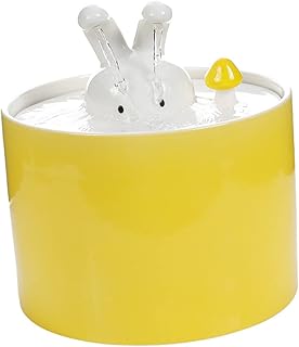 Ipetboom 1Pc Dispensador De Água Máquina De Água Potável Dispensador De Cerâmica Para Gatos Tigela Dispensador De Água Filtrada Dispensador Automático De Água Para Cães Alimentador