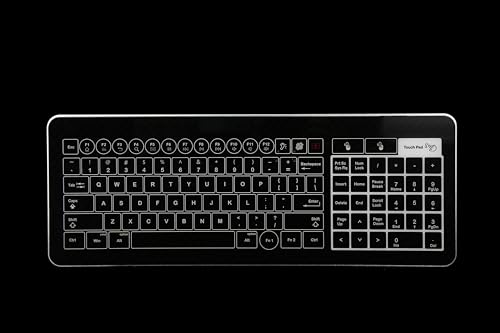 HYUENG Bastron Wired Glass Touch Keyboard with Touchpad