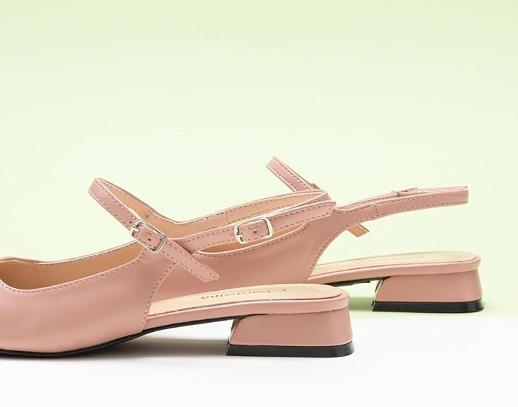 CParavano-Womens-Slingback-Square-Toe-Slingback-Flats-Ankle-Strap-Flats-Sandals-Slip-on-Casual-Flats-Shoes-Leather-Dress-Shoes-for-Wedding