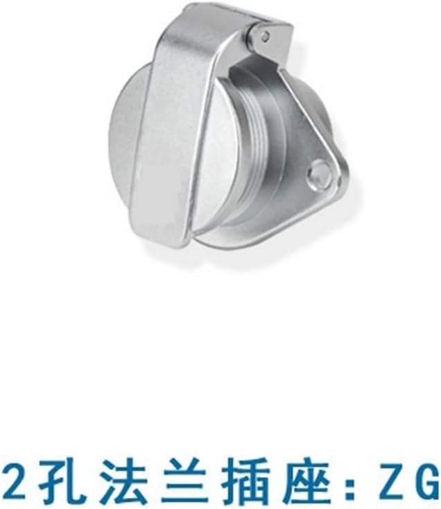 Waterproof Aviation Connector WF16 Square 2-Hole Flange Socket 2-10 pin Waterproof and dustproof Connector(2holeseatcompletesetof5cores)