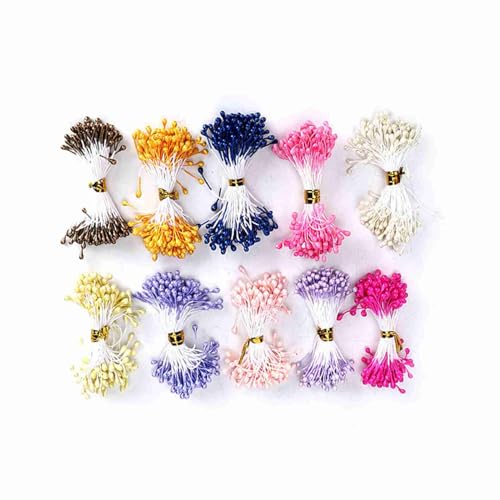 Accesorio decorativo de estambres florales hecho a mano 900 piezas miniatura 1