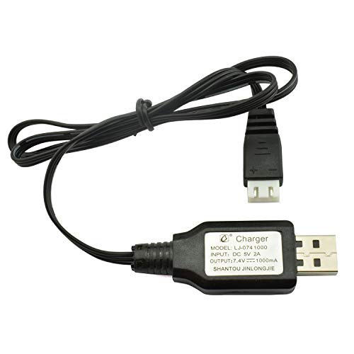 Partstock 1PCS 7.4V Lipo Battery USB Balance Charger Cable Wire Line XH-3P