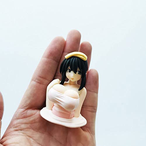 2Pcs Chest Shaking Ornaments, Shake Shake Girl Car Dashboard Decorations, Tide Play Q Version Doll Bobbleheads, Kawaii Sexy Action Figurine Beauty, Car Center Console Sculpture Model #TOP5
