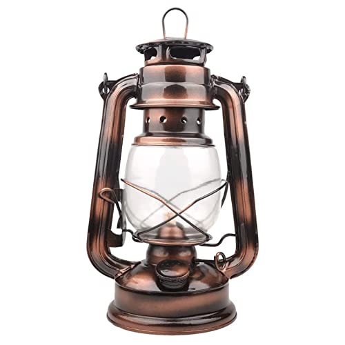 Syaleo Oil Lamp Lantern Vintage Metal Kerosene Lamp Retro Rustic Nostalgic Hurricane Oil Lamp Burning Lantern Portable Storm Lantern Camping Tent Lantern For Outdoor Patio Decoration Tabletop Decor #TOP2