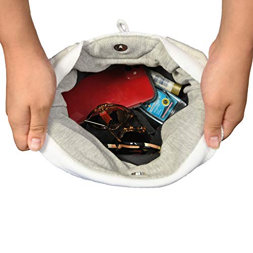 Littlearth Womens Nfl San Francisco 49Ers Hoodie Purse, Grey, 9.5” X 15.5” X 4” #TOP2