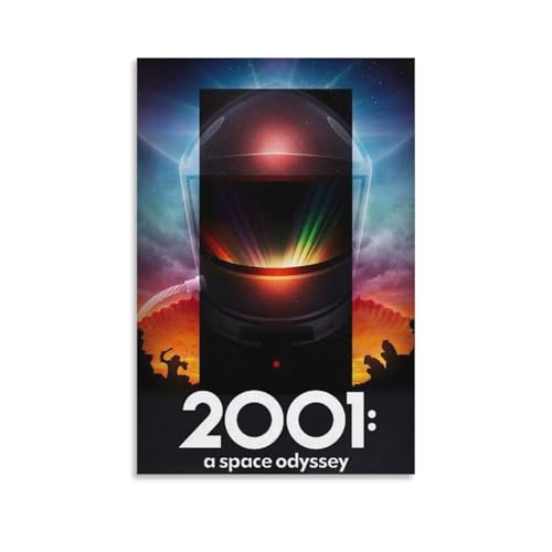 GENERIC 映画ポスター 宇宙の旅 キャンバスアートポスターとウォールアート画像プリント モダンファミリーベッドルーム装飾 フレームなしスタイル 12x18インチ(30x45cm)