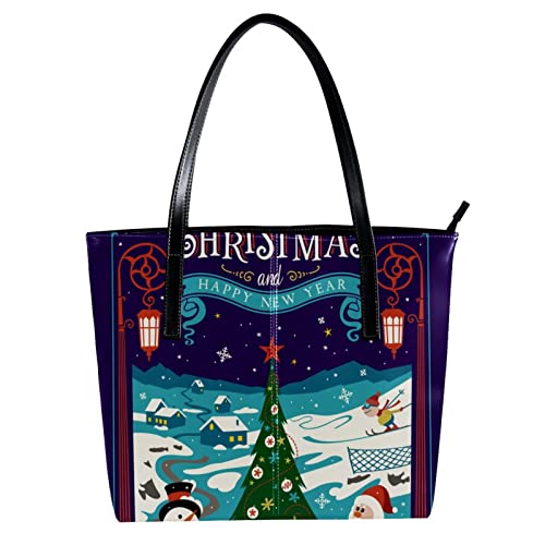 Sac à main joyeux noël partagez la magie des fêtes avec ce cabas dessin animé