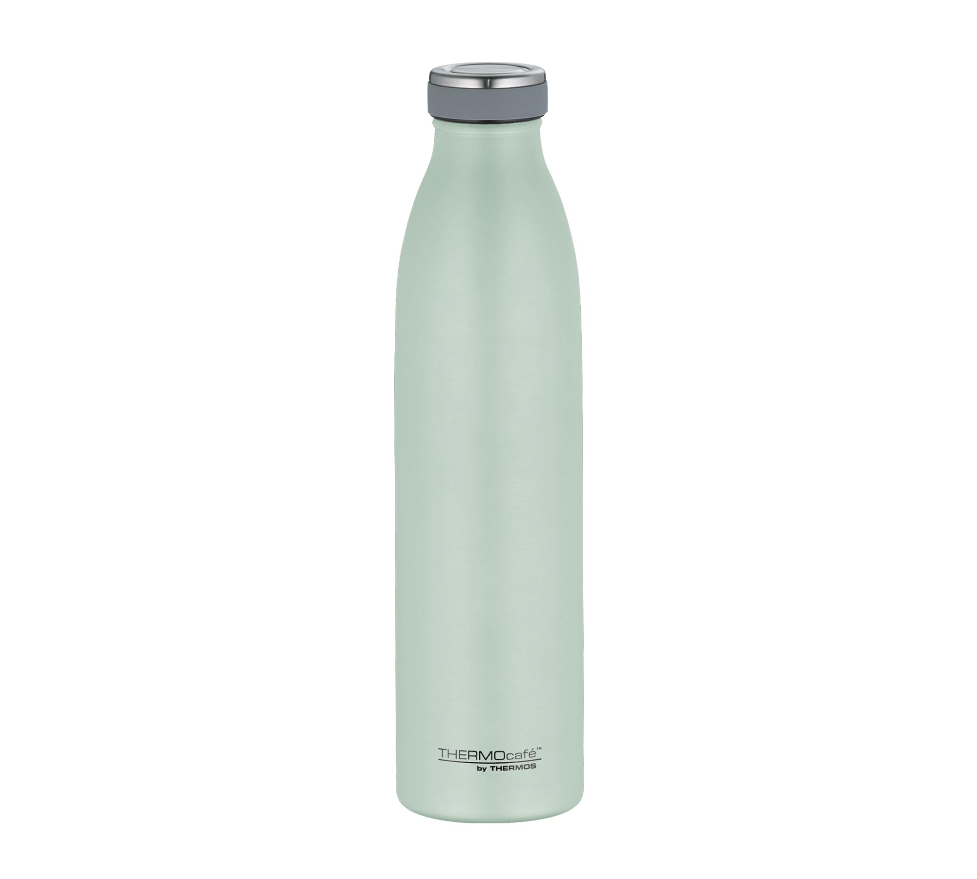 THERMOcafé by THERMOS TC BOTTLE pastell mint grün matt 0,75l, Isolierflasche aus Edelstahl, kohlensäurefest, 12h heiß 24h kalt, Auslaufsicher, für Schule, Unterwegs & Büro