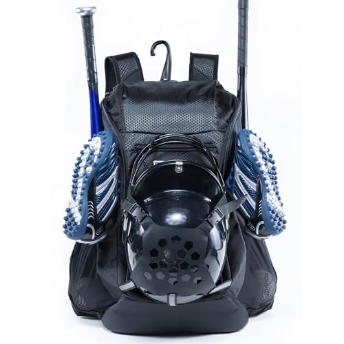 Bolsa de béisbol de doble capa que evita el desorden de tus bates y guantes 1