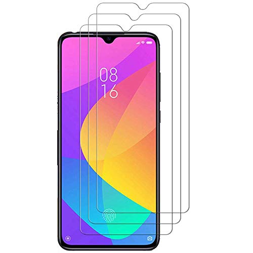 iGlobalmarket [3 Unidades] Protector de Pantalla Xiaomi Mi9 Lite/Mi A3 Lite, Cristal Templado Xiaomi Mi A3 Lite, Alta Definicion, 9H Dureza, Resistente a Arañazos
