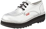 KICKOUGIRL Kickers KICKOUGIRL, Oxford Plano Mujer, Plata, 39 EU