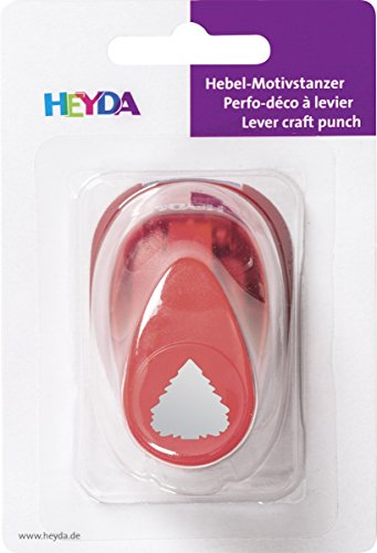 Heyda Motivstanzer für Karton bis 220g/qm klein Blüte 15x15mm