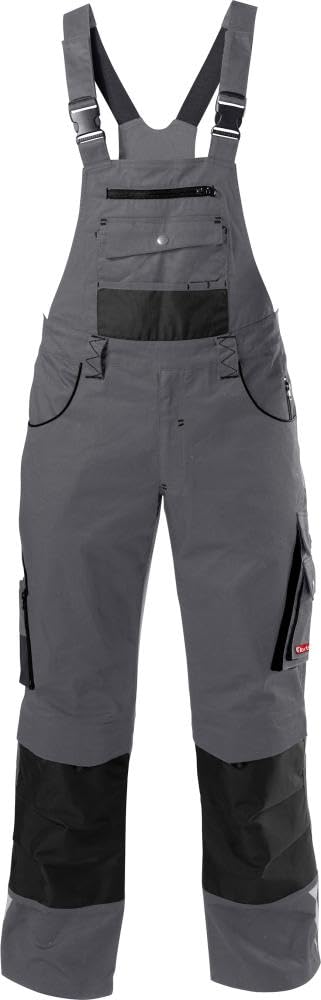 E/D/E Fortis - Peto de Trabajo, Ropa Laboral (talla 24), color gris oscuro y negro 33