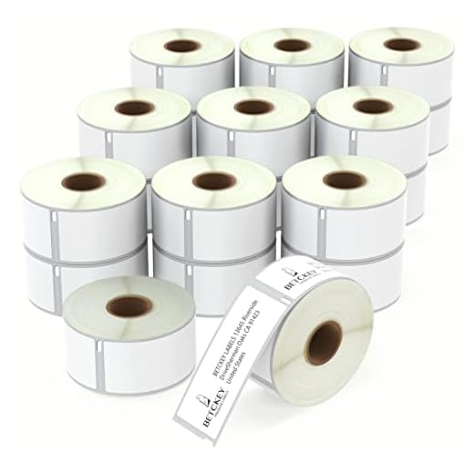 BETCKEY - 20 Rollen 99012 Selbstklebende Etiketten Kompatibel mit DYMO S0722400, 36mm x 89mm, 5200 Adressetiketten (Groß) für LabelWriter 450, 4XL NICHT passend 550 oder 5XL