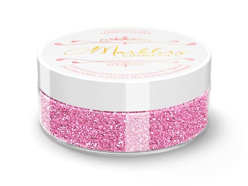 Marblers Twinkle Face & Body Glitter [Flamingo] 0.18Oz (5G) | Fine | Non-Toxic | Vegan | Cruelty-Free | Ethically Sourced | Festival Makeup | Eye, Hair, Nail, Eyeshadow | Cosmetic Grade #TOP13