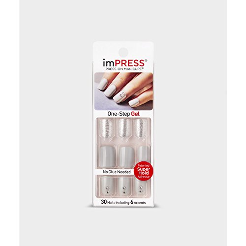 Kiss Impress Gel Manicure-*BIP 100* Ecstatic Cling (Pack of 2)