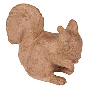 Décopatch AP192C Pappmaché Eichhörnchen Figur, 1 Stück