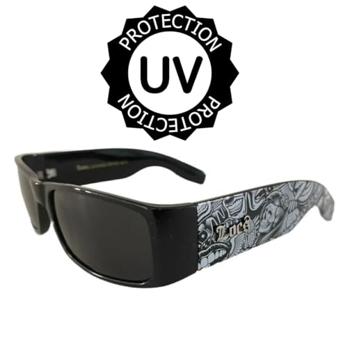 Locs Sunglasses Hardcore Black 0103 (Black/Graffiti)3