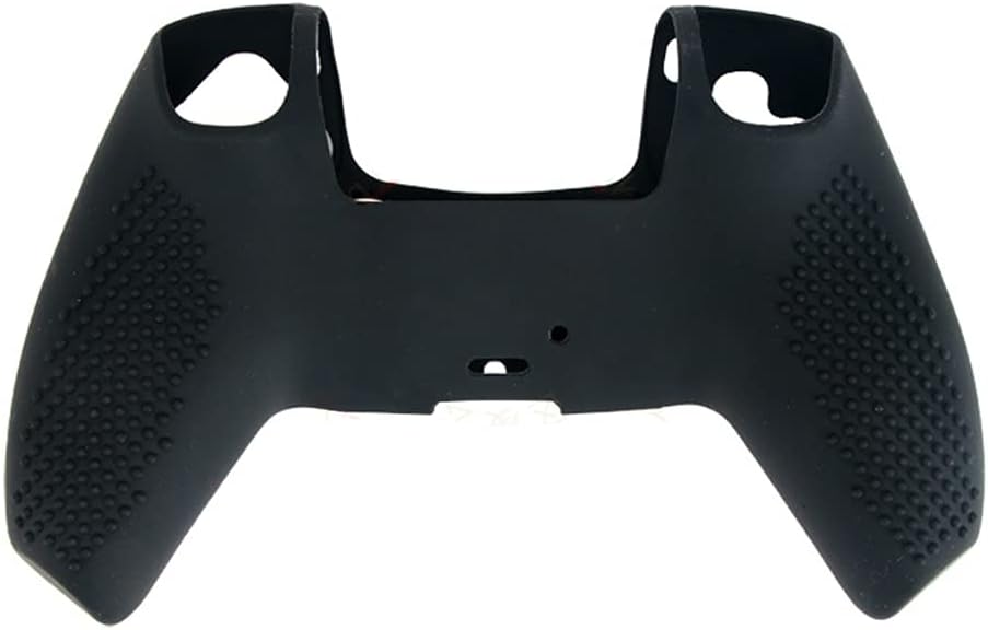 Soft Silicone Case Protective Skin Cover Wrap Case Joystick Rubber with Thumbsticks for Playstation 5 PS5 Controller (Black)