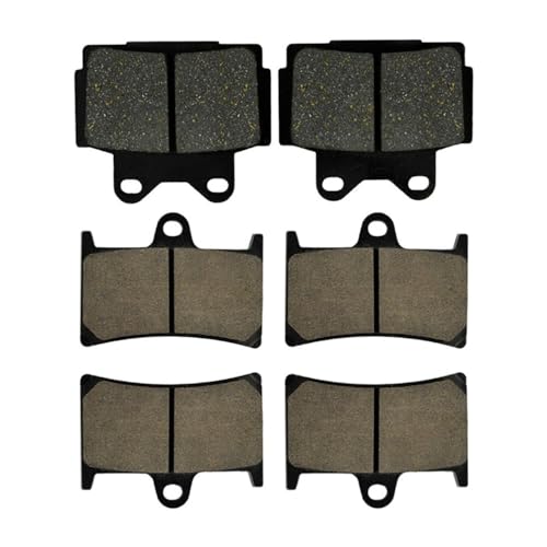 Plaquettes de frein FZS 600 Fazer 1998-2003 garnitures noires pour disque avant et arrière