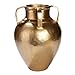 Produktbild GILDE Vase Antigua aus Aluminium - Gold - Rund - Höhe 33cm x Ø 25cm - wasserdichte Blumenvase